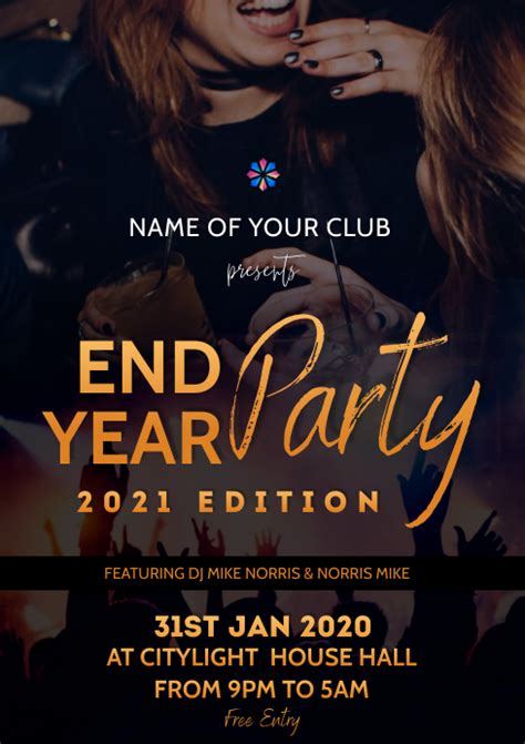 end of the year party flyer|year end party backdrop design.